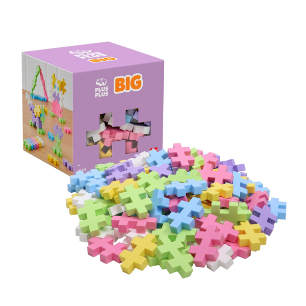 PLUS-PLUS BIG PASTEL/ 100 PCS - Image 1
