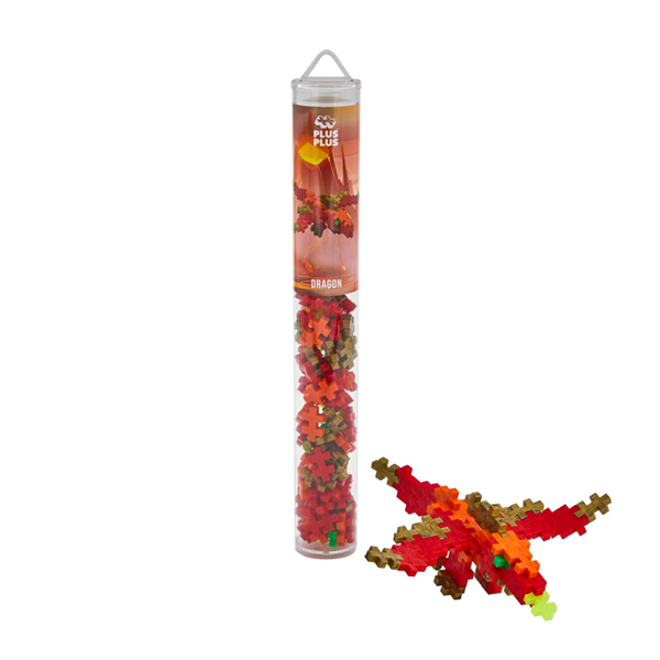 PLUS-PLUS DRAGON / 100 PCS TUBE - Image 1