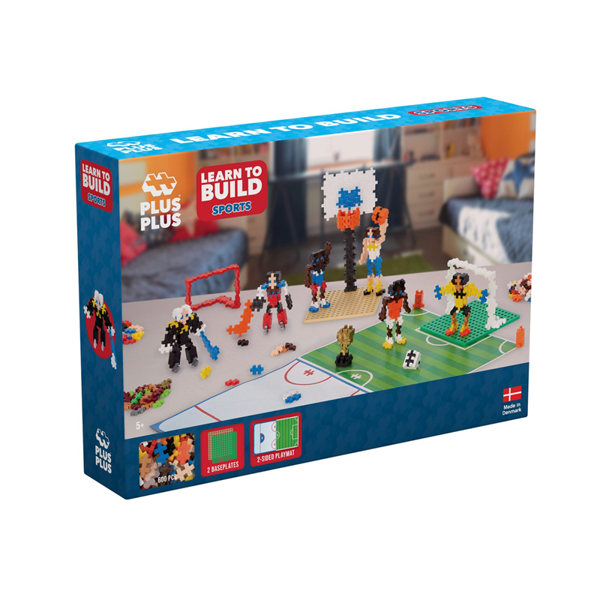 PLUS-PLUS LEARN TO BUILD SPORTS / 600 PCS - Image 1