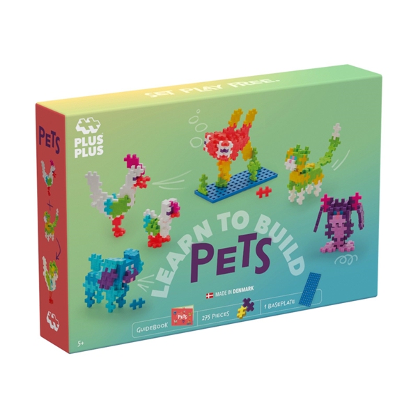 PLUS-PLUS LEARN TO BULID PETS / 275 PCS - Image 1