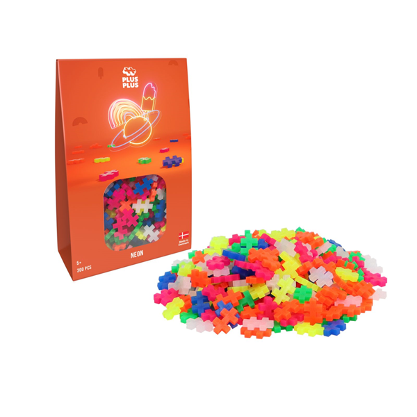 PLUS-PLUS NEON / 300 PCS - Image 1