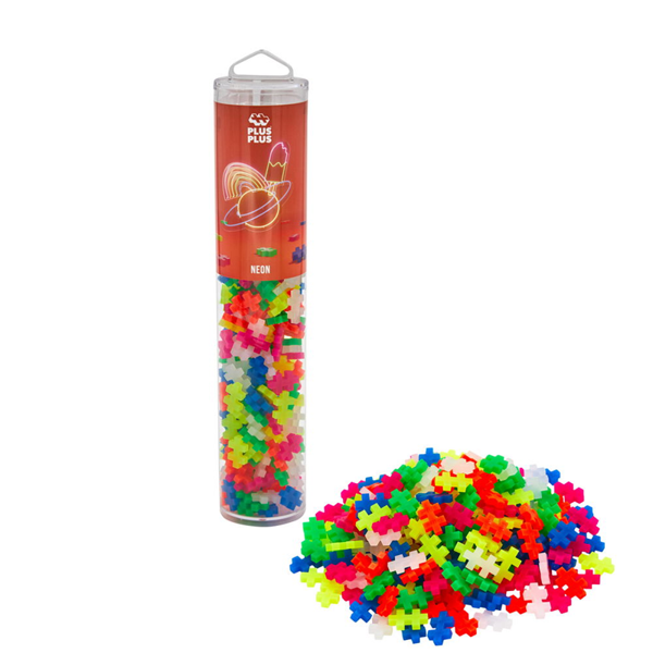 PLUS-PLUS NEON MIX  / 240 PCS / TUBE - Image 1