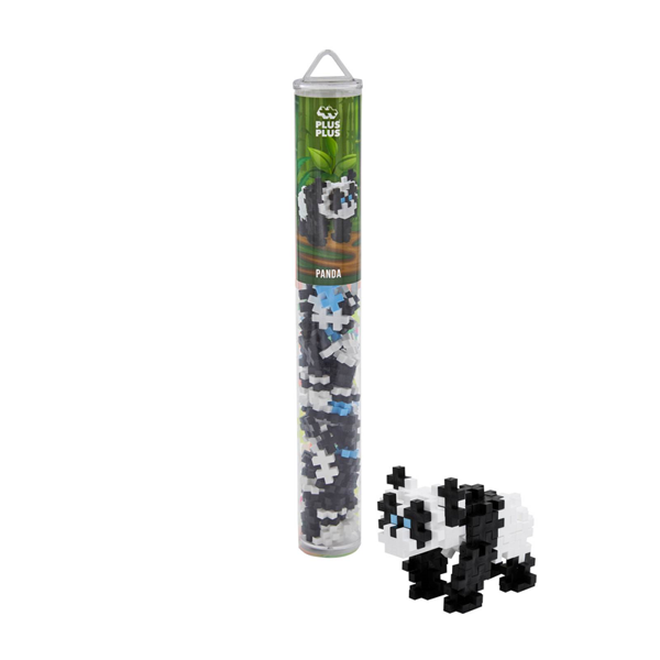 PLUS-PLUS PANDA / 100 PCS TUBE - Image 1