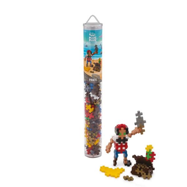PLUS-PLUS PIRATE / 100 PCS TUBE - Image 1