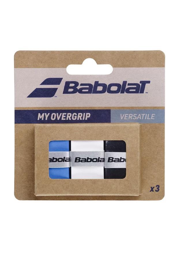 Babolat My Overgrip Mavi Beyaz Siyah Overgrip 3lü - Image 1
