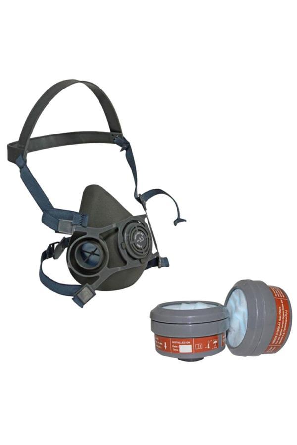 Starline V-800 L Yarım Yüz Gaz Maskesi - Filtre Hediyeli V-7800 A1 P2R - Image 1