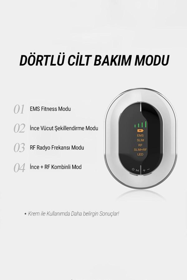 Veryfit Ems Bölgesel Sıkılaştırma Yüz Masaj Güzellik Ve Selülit Cihazı 4 Farklı Çalışma Modu - Image 1