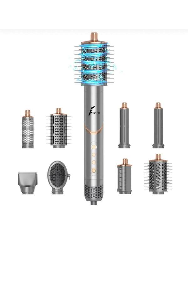 Veryfit 8 İn 1 Hava Üflemeli Saç Düzleştirici Şekillendirici Compact Saç Kurutma Fön Makinesi Airwrap - Image 1