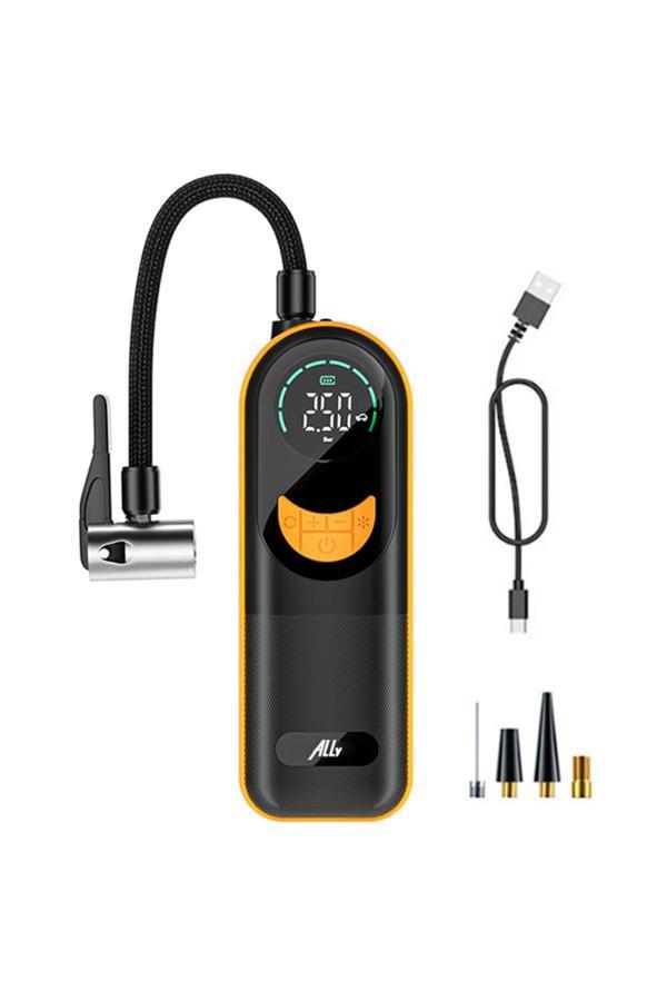 Ally St-5520 Dijital Basınç Göstergeli Oto Lastik Şişirme Pompası Hava Kompresörü Sıyah - Image 1