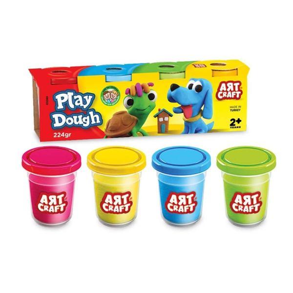 Nessi World Dede Art Craft 4'lü Oyun Hamuru 224 gr - Image 1