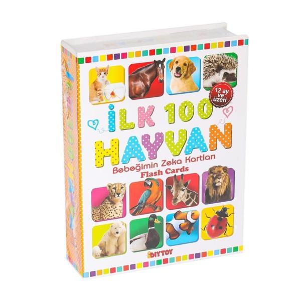 1741 FLASH CARD İLK 100 HAYVANLAR EĞİTİCİ KARTLAR - Image 1