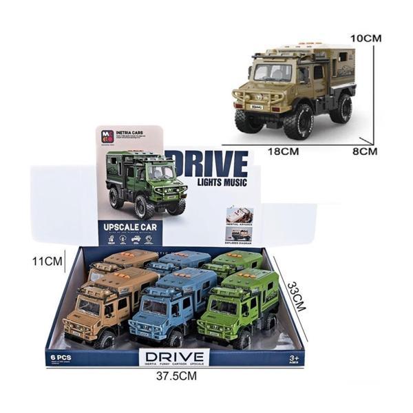Nessiworld MG-D700-02 Sürtmeli Işıklı Müzikli Lüks Off-Road Karavan -Vardem Oyuncak - Image 1