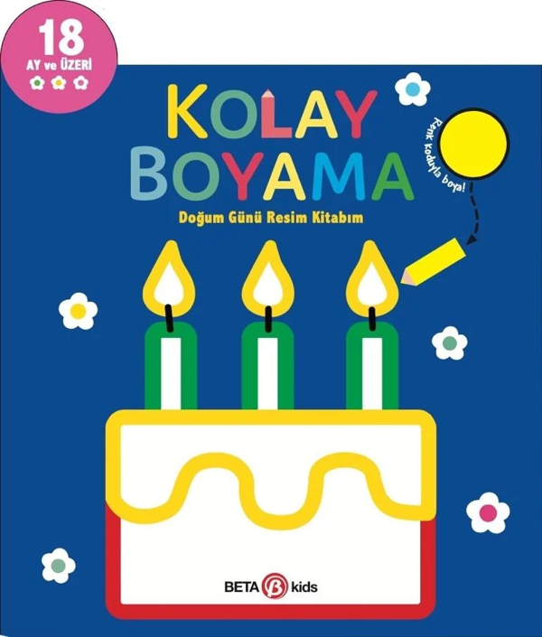 Kolay Boyama Doğum Günü Resim Kitabım - Image 1