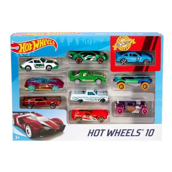 Hot Wheels 54886 10'lu Araba Seti - Karışık Asorti - Image 1