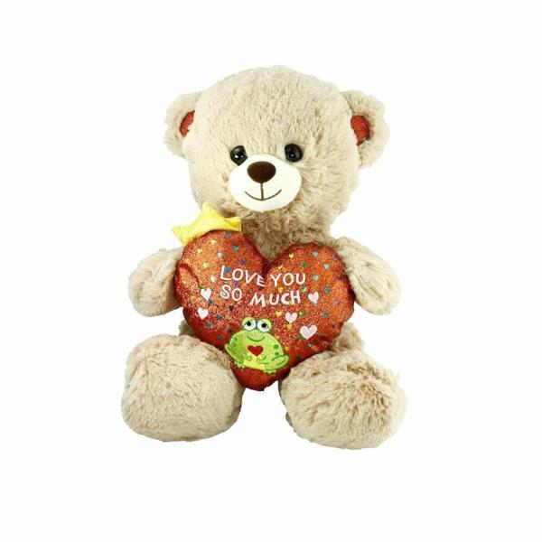 Nessi World PJH2323 Peluş Kalpli Ayı Love You 30 cm - Image 1