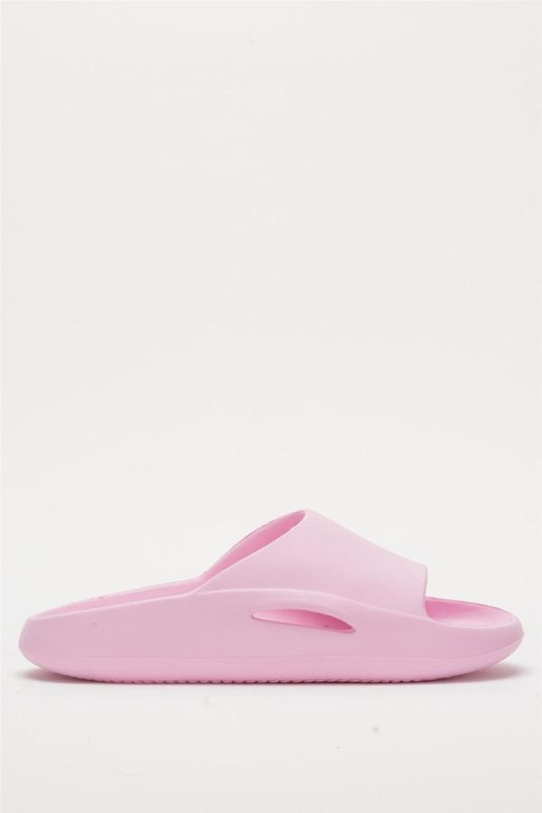 Unisex Yüksek Taban Tek Bantlı Eva Plaj Yazlık GünlükTerlik PEMBE - Image 1