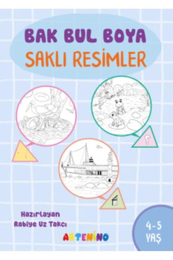 Artenino Bak Bul Boya -Saklı Resimler- 4/5 Yaş - Artenino Yayıncılık - Image 1