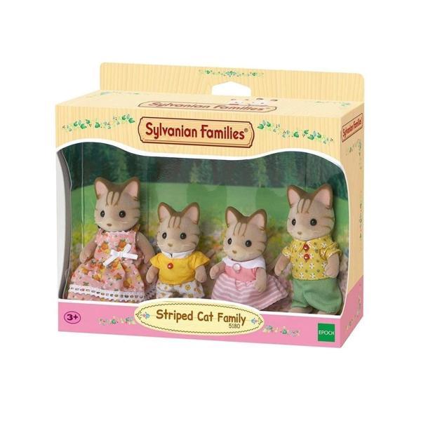 5180 Sylvanian Families, Çizgili Kedi Ailesi, +3 yaş - Image 1