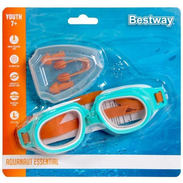 Nessiworld Bestway Hydro Swim Kulak ve Burun Tıkacı Yüzücü Gözlük Seti 26034 - Image 1