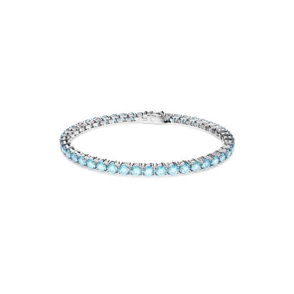 5648929 Swarovski Bilezik Matrix:Bracelet M Aqua/Rhs L - Image 1