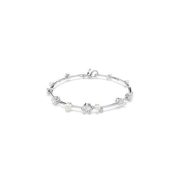 5707511 Swarovski Bilezik Constella:Bracelet Pearl Whı/Rhs M - Image 1