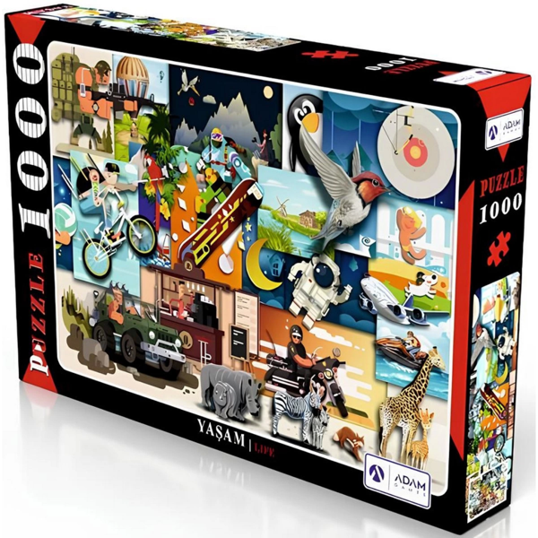 Nessi World Yaşam 1000 Parça Puzzle - Image 1