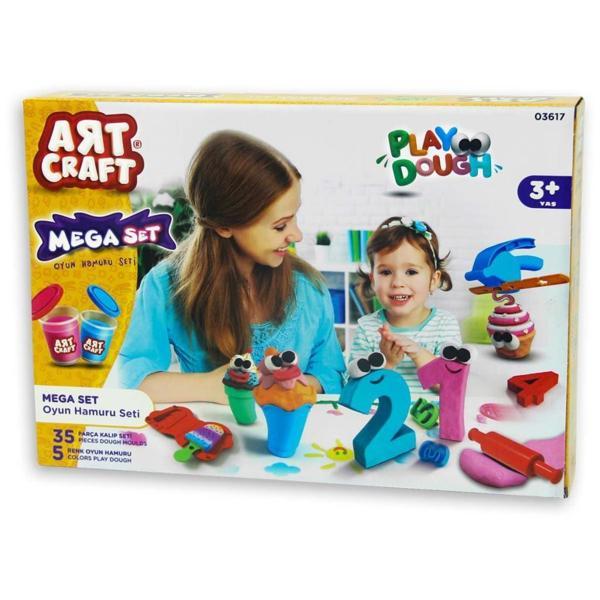 Nessi World Dede Art Craft Mega Oyun Hamuru Seti - Image 1