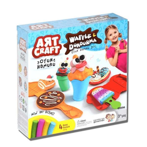 Nessi World Dede Waffle ve Dondurma Oyun Hamuru Seti - Image 1