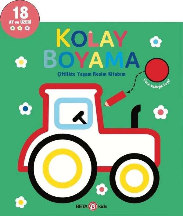 Kolay Boyama Çiflikte Yaşam Resim Kitabım - Image 1