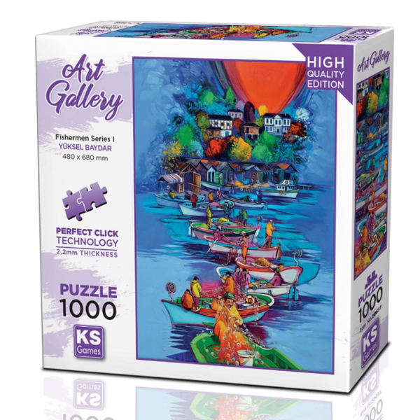 Nessi World KS Games Fisherman Series I Puzzle 1000 Parça 20687 - Image 1