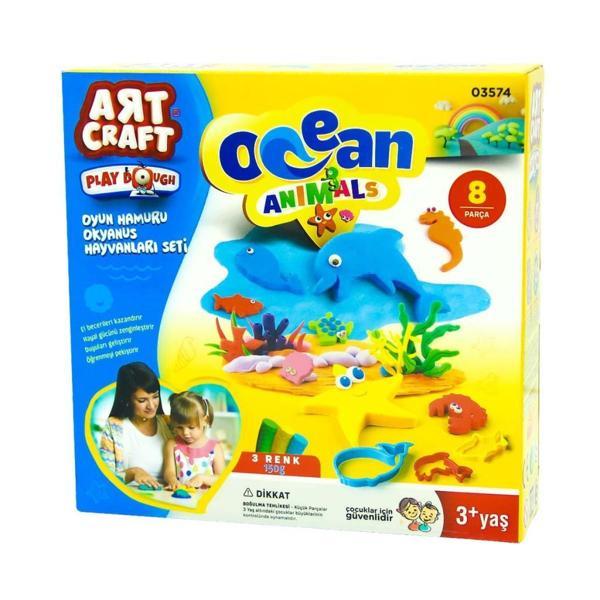 Nessi World Dede Oyun Hamuru Okyanus Hayvanları Seti - Image 1