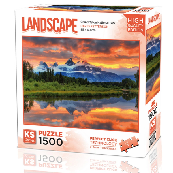 Nessi World KS Games Grand Teton National Park Puzzle 1500 Parça 22037 - Image 1