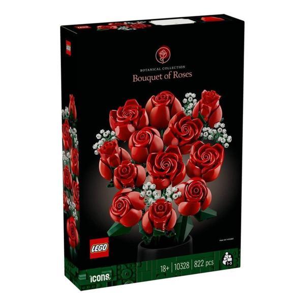 10328 LEGO® icons Botanical Collection - Gül Buketi 822 parça +18 yaş - Image 1