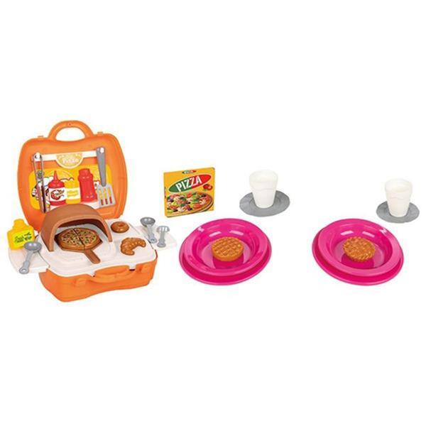 Nessi World Aksesuarlı Çantalı Pizza Seti 34 Parça - Image 1