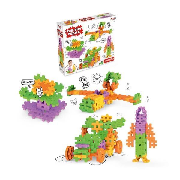 Nessi World 03905FunFunPuzzle128Parça-Dede - Image 1