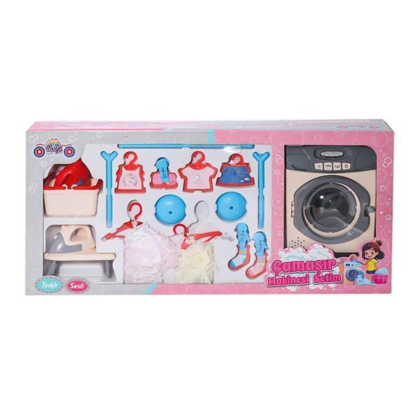 Nessi World 40258 Sesli ve Işıklı Çamaşır Makinesi Seti -Ayatoys - Image 1