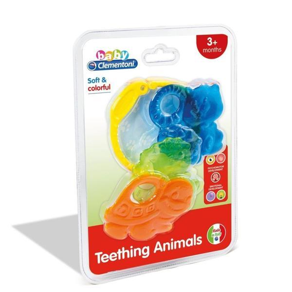 Baby Clementoni 17061 - Renkli Hayvanlar Dişlik +3 ay - Image 1