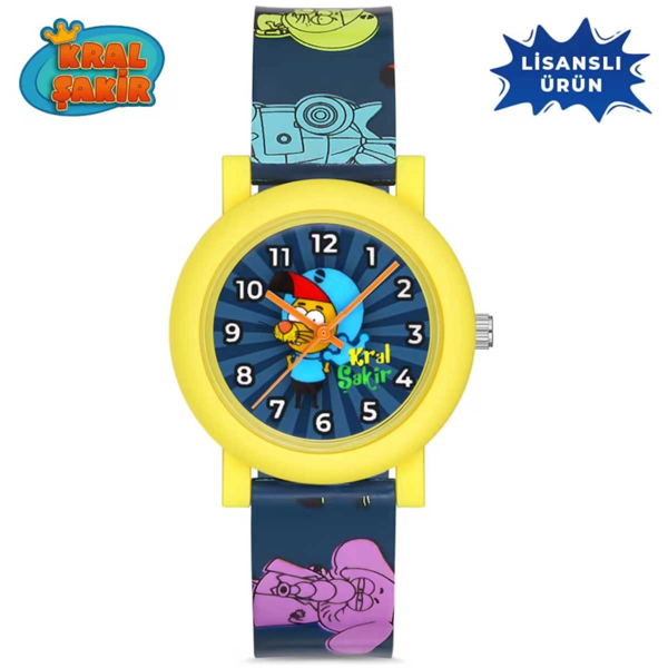 Nessi World MiniFlak Lisanslı Kral Şakir KS7529-1 Mavi Erkek Çocuk Kol Saati - Image 1