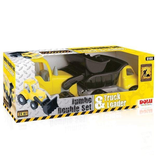 6144 JUMBO İKİLİ KAMYON- DOZER SET - Image 1