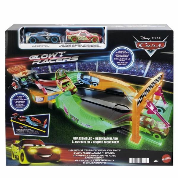 HPD80 Cars Karanlıkta Parlayan Yarışçılar Pist Seti - Image 1