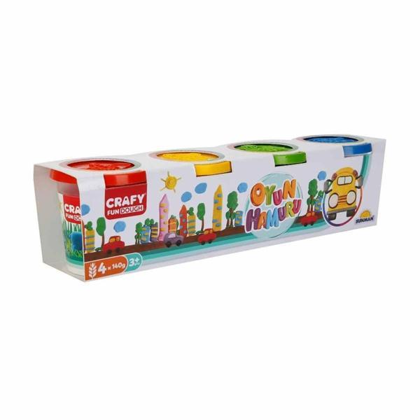 Nessi World Crafy 4'lü Oyun Hamuru 520 Gr. - Image 1