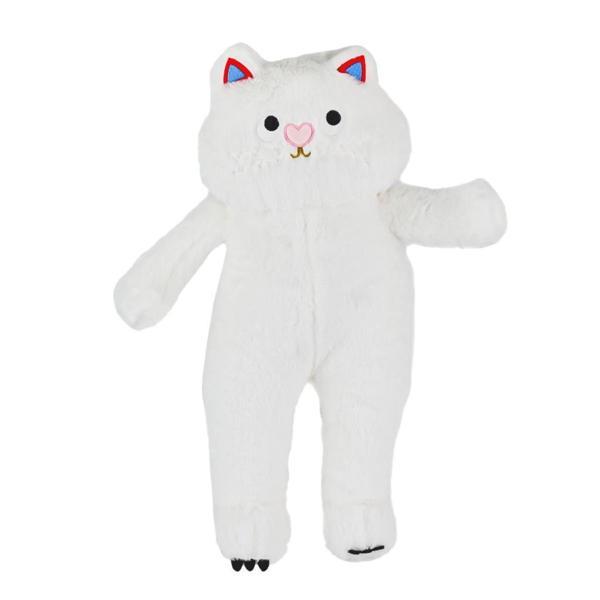 Nessi World 4806 Peluş Uzun Kedi 55 cm Beyaz -My Friend Toys - Image 1