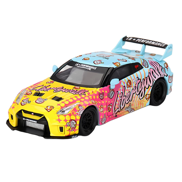 Nessi World Mini GT 1/64 LB-Silhouette WORKS GT NISSAN 35GT-RR Ver.1 LBWK KUMA MGT00742 - Image 1