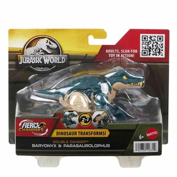 HLP05 Jurassic World Değişim Serisi - Çifte Tehlike Dinozor Figürleri - Image 1