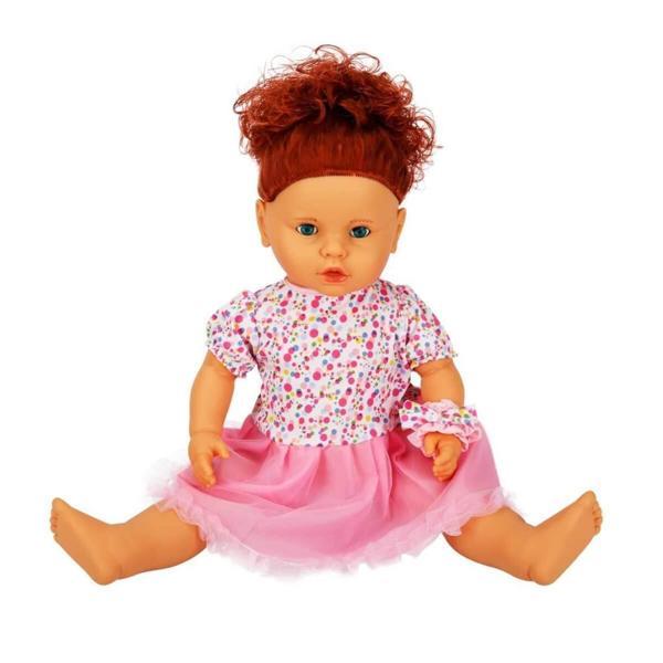 1060011 Lila Sesli Saçlı Et Bebek 60 cm - Image 1