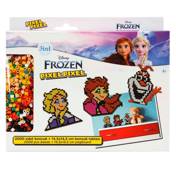 Nessi World 3in1 Disney Frozen Pixel Pixel Boncuk Aktivite ve Oyuncak Seti S00005168 - Image 1