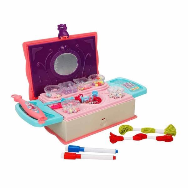 3662  Pretty Pinky 3'ü 1 Arada Boncuk Yapım Seti -Sunman - Image 1