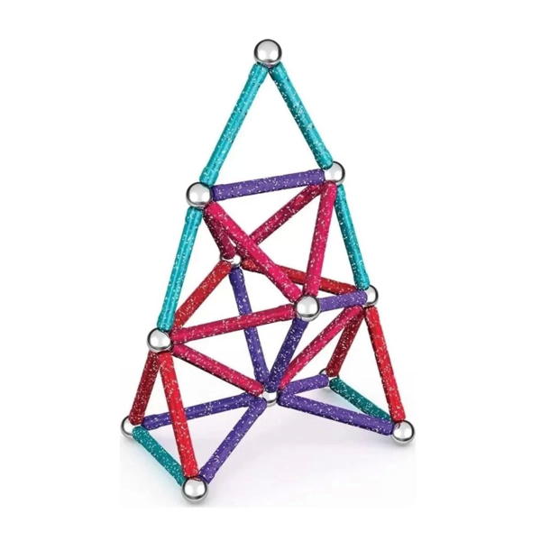Nessi World Geomag Glitter Manyetik Zeka Oyunu 60 Parça - Image 1