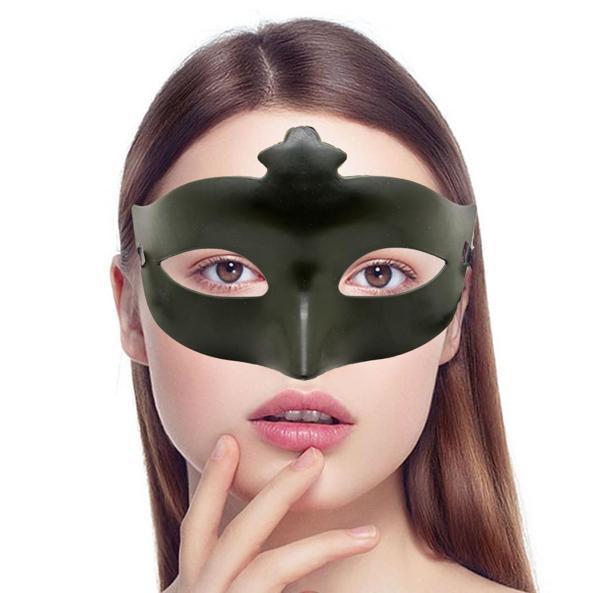 Nessi World Haki Yeşil Renk Masquerade Kostüm Partisi Venedik Balo Maskesi - Image 1