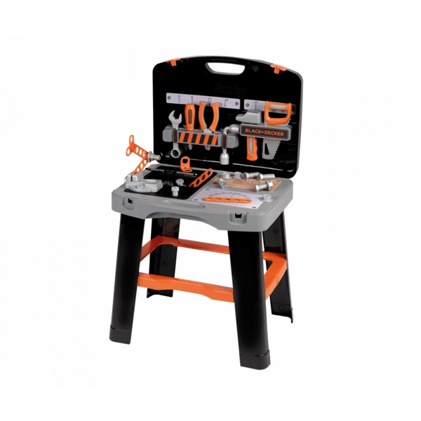 Nessi World Smoby Black & Decker OBY B+D Bricolo Akıllı Çalışma Tezgahı - Image 1